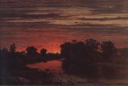 George Inness Dark oil painting on canvas